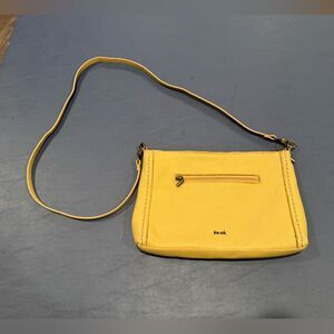 The Sak Soft Leather Yellow Crossbody Purse